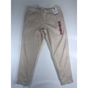 Member's Mark Sherpa Lined Jogger Pants XL Oatmeal Heather Fleece NWT Sweatpants